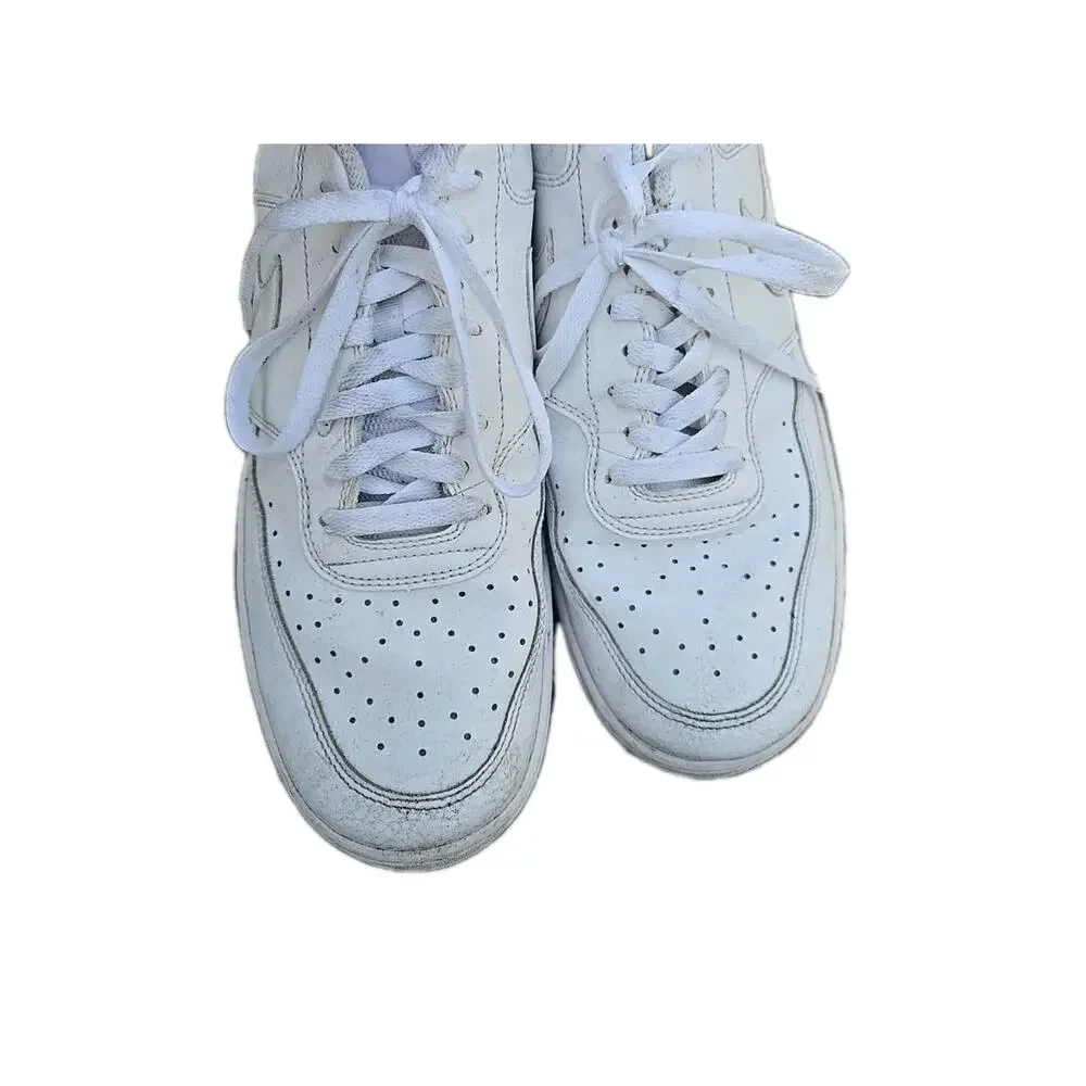 Nike Court Vision‎ Low CD5463-100 Triple White Low Top Sneakers Men's Size 12